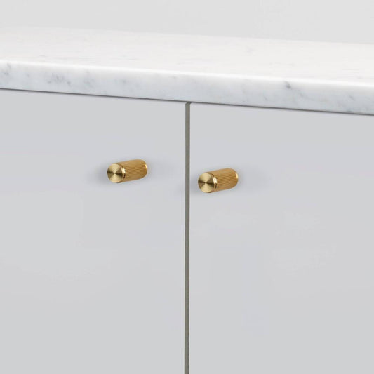 Buster + Punch Furniture Knob Set, Linear, Brass