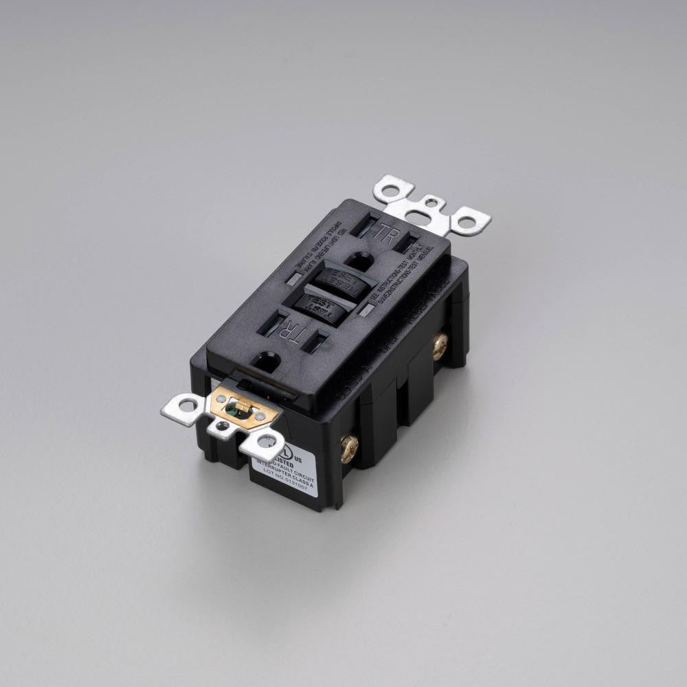 Buster + Punch Outlet Module, Duplex GFCI, Black