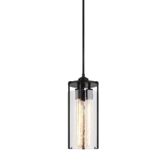 Matteo Lighting Bayou 3-Light Mini Pendant Black