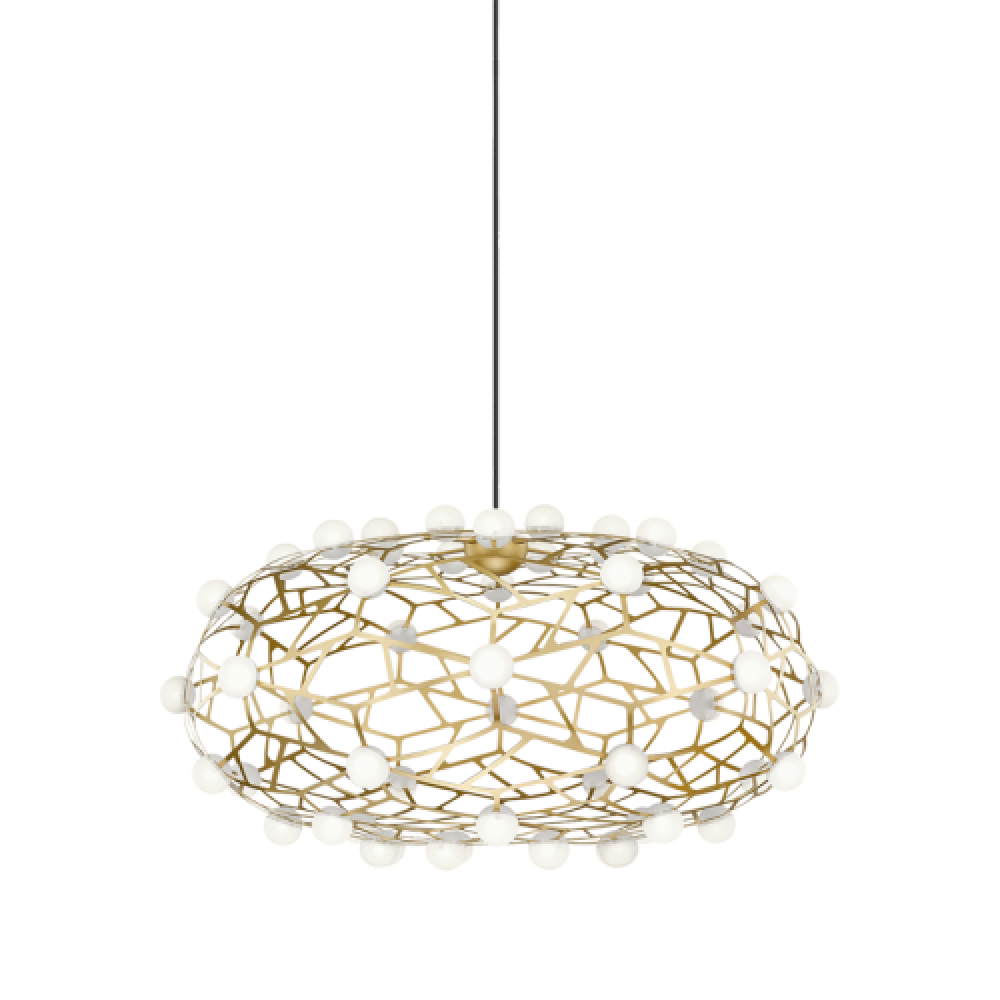 Matteo Lighting Coral 56-Light LED Chandelier Gold