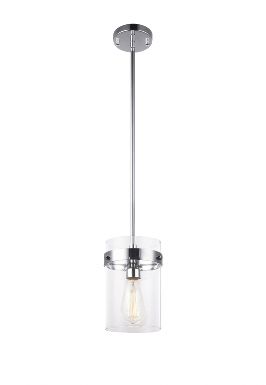 Matteo Lighting Zale 7-in Pendant Chrome