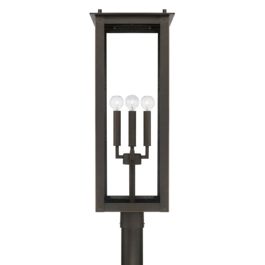 Capital Hunt Outdoor Post Lantern Black