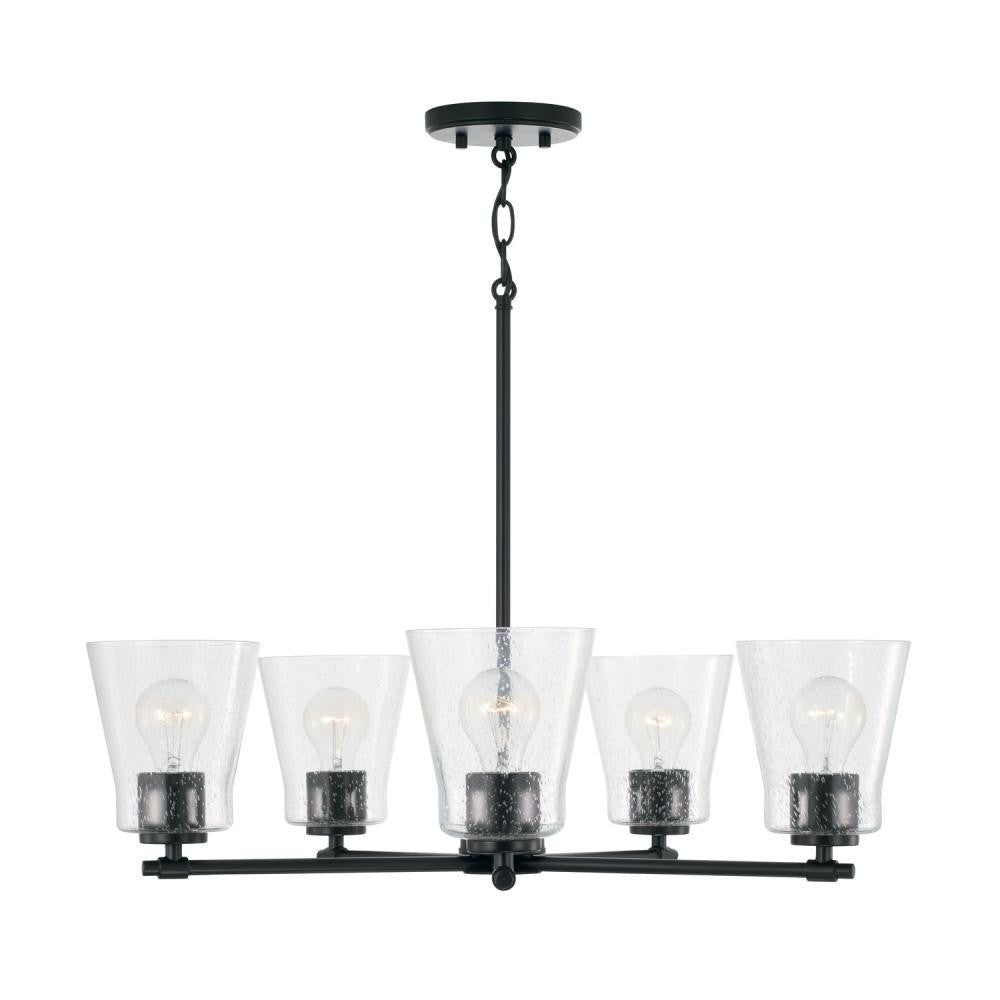 Capital Baker Chandelier Matte Black