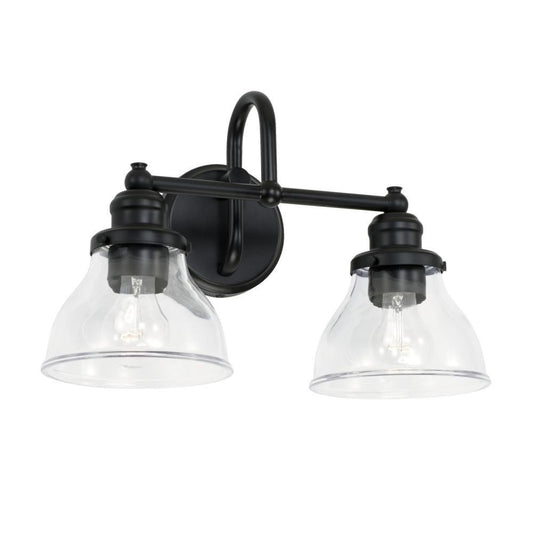 Capital Baxter Vanity Light Matte Black