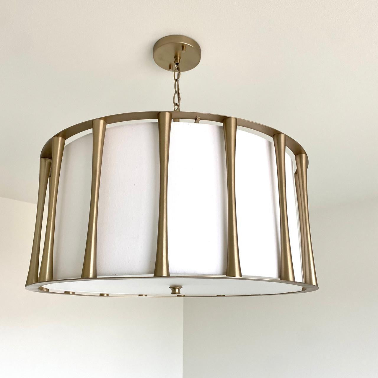 Capital Bodie Semi-Flush Mount, Matte Black