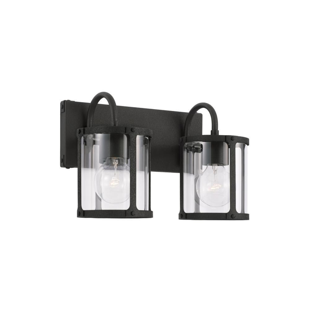 Capital Brennen Vanity Light Black Iron