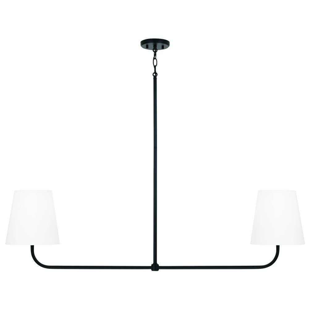 Capital Brody Linear Chandelier Matte Black