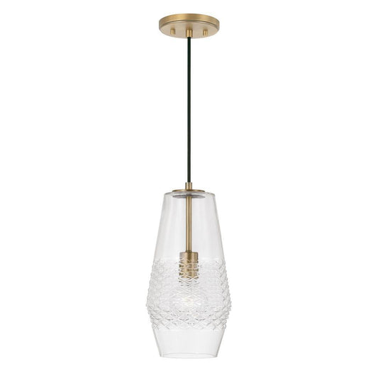 Dena Pendant - Aged Brass