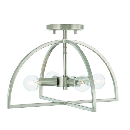 Capital Lawson Semi-Flush Mount, Brushed Nickel