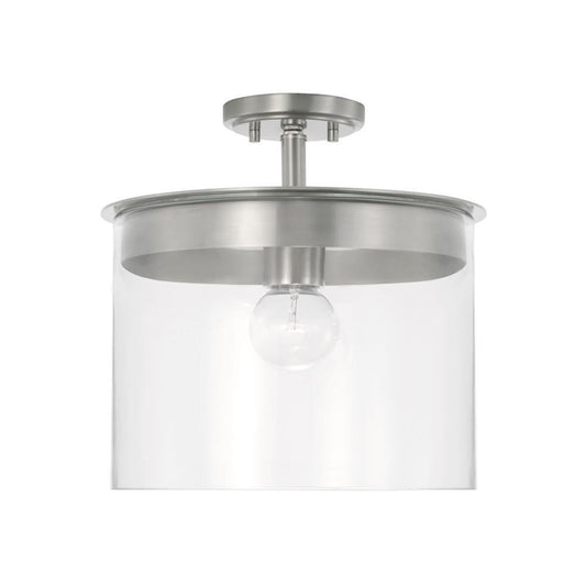 Mason Semi-Flush Mount - Brushed Nickel