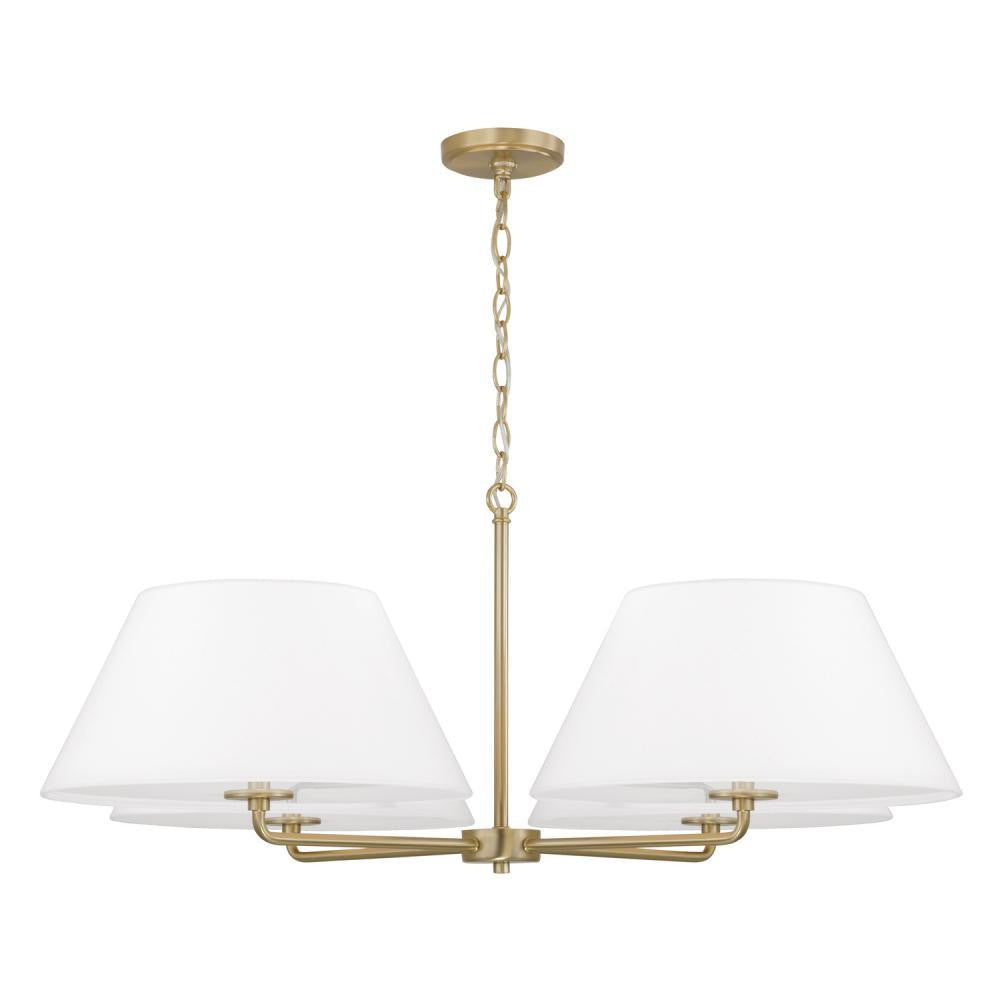 Capital Parson Chandelier Matte Brass