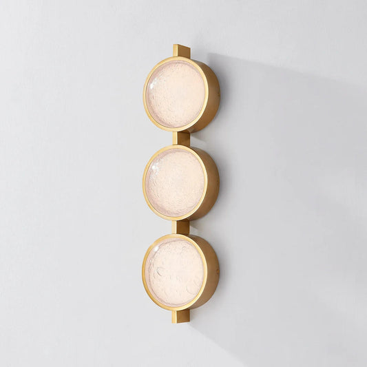 Corbett Ansonia Wall Sconce, 3-Light, LED, Brass, 21.75"H (377-03-VB CZ75)
