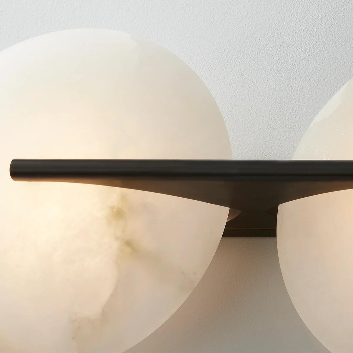 Corbett Asteria Wall Sconce 2-Light Black