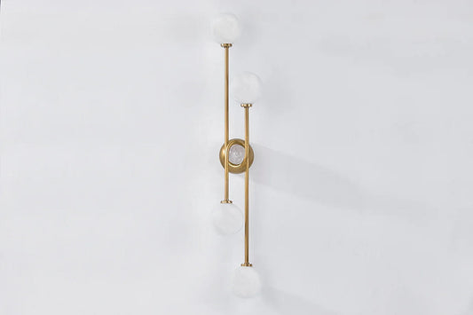 Corbett Astro Wall Sconce, 4-Light, Brass, 36.75"H (378-04-VB CZ77)