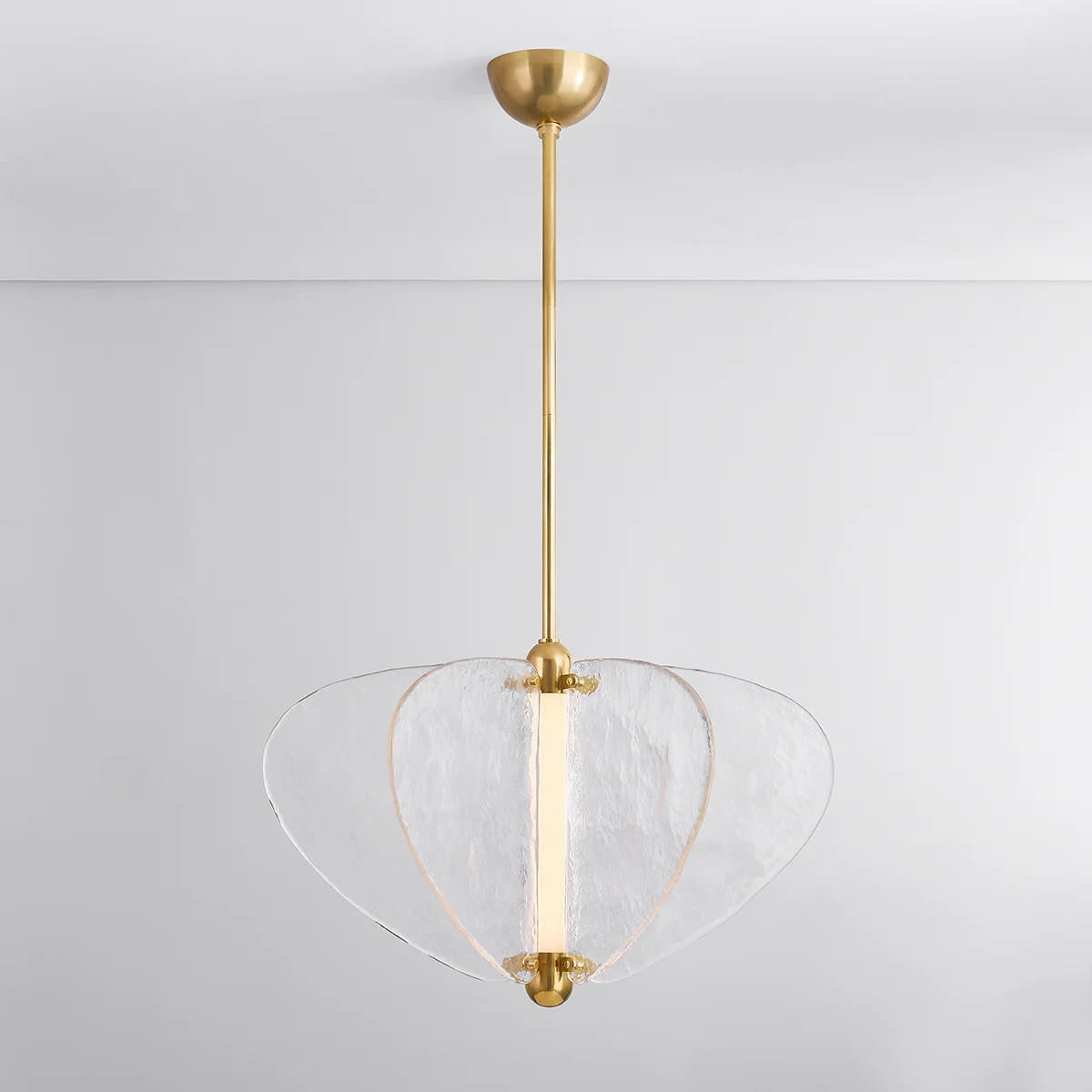 Corbett Freya Pendant, 1-Light, LED, Brass, 30.5"W (380-30-VB CZ7A)