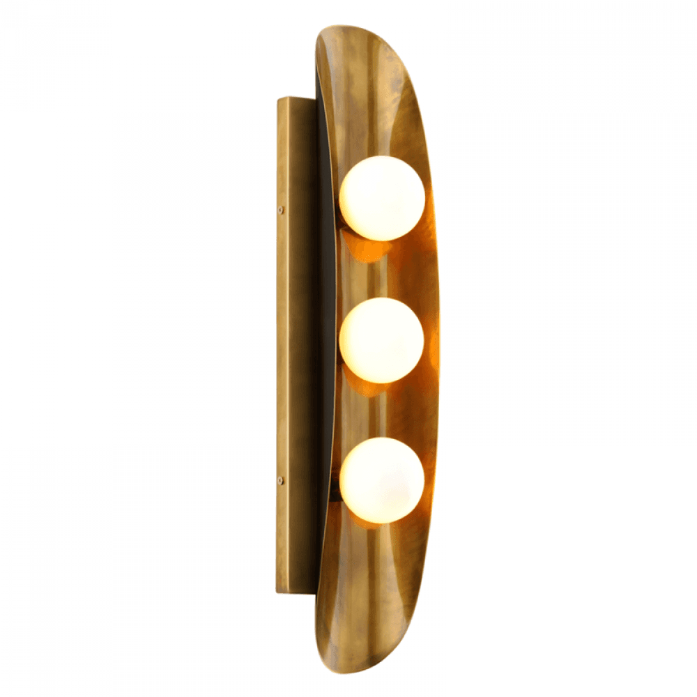 Corbett Hopper Wall Sconce Brass, Bronze