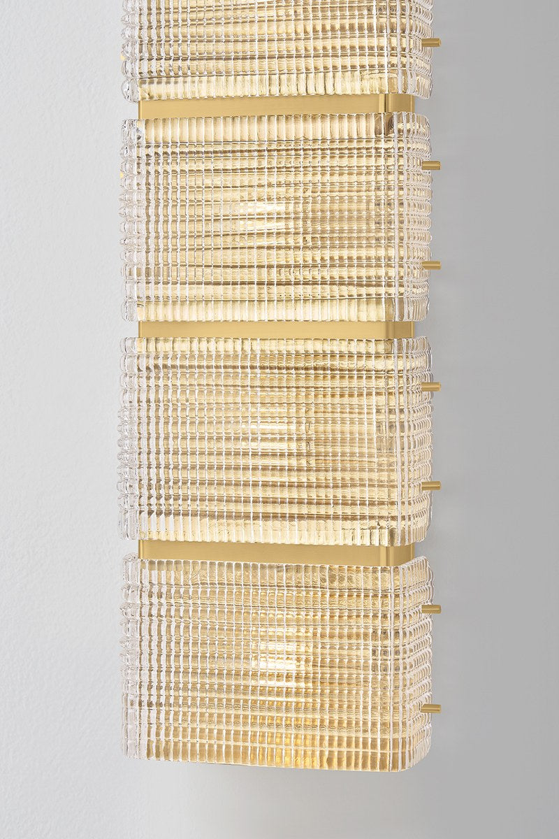 Corbett Mav 5-Light Wall Sconce Vintage Brass