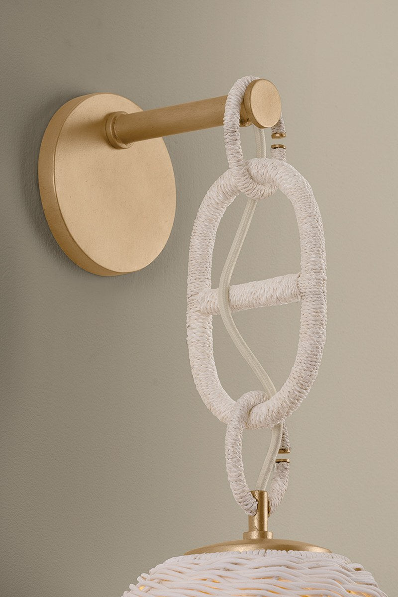 Corbett Piasu Wall Sconce Champagne Leaf