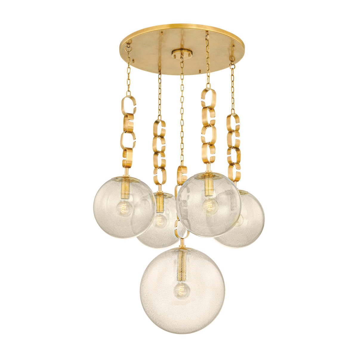 Corbett Nessa Chandelier Brass