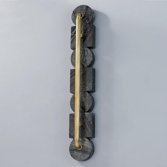 Corbett Sena Wall Sconce 1-Light Brass 32.5"H