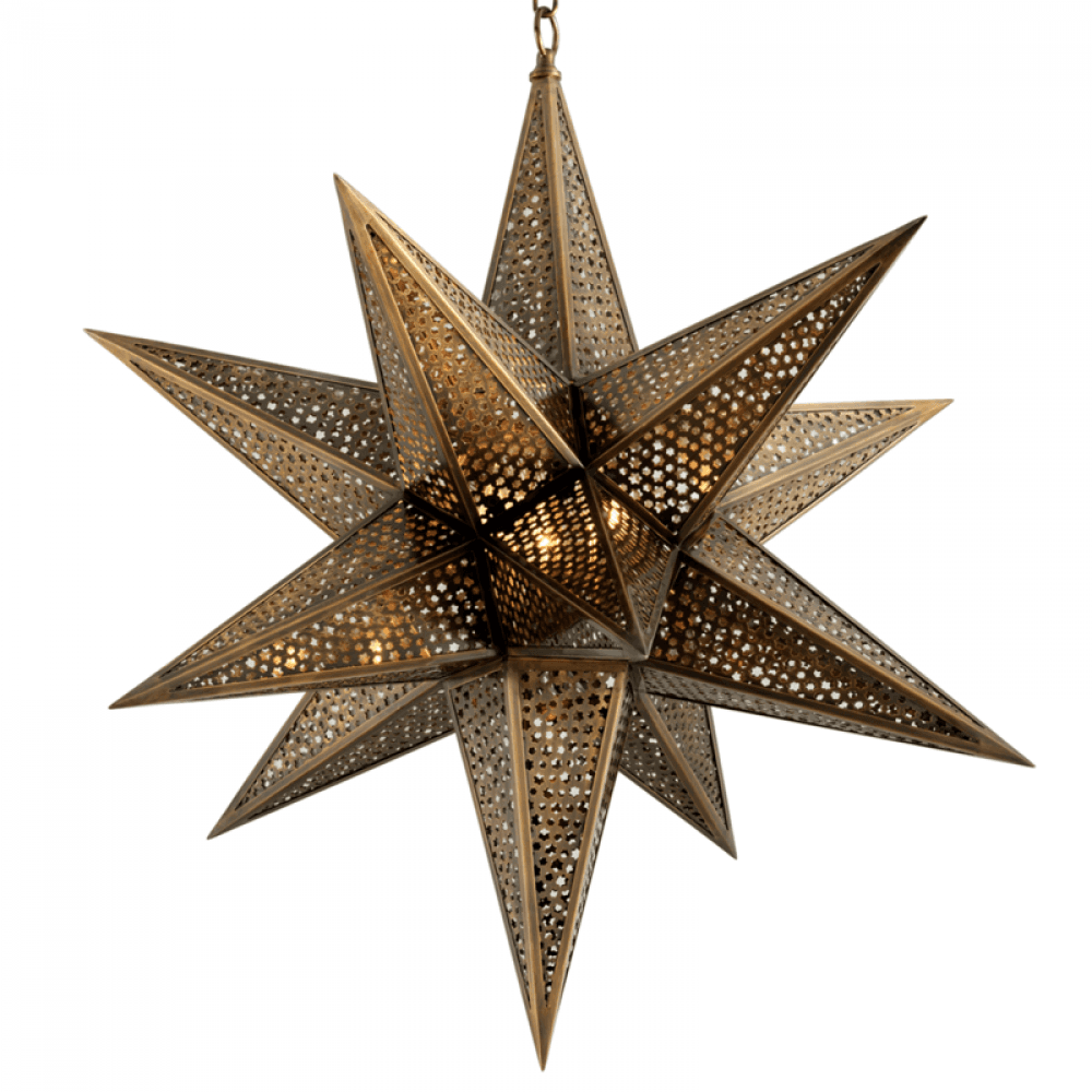 Corbett Star Of The East Chandelier Bronze
