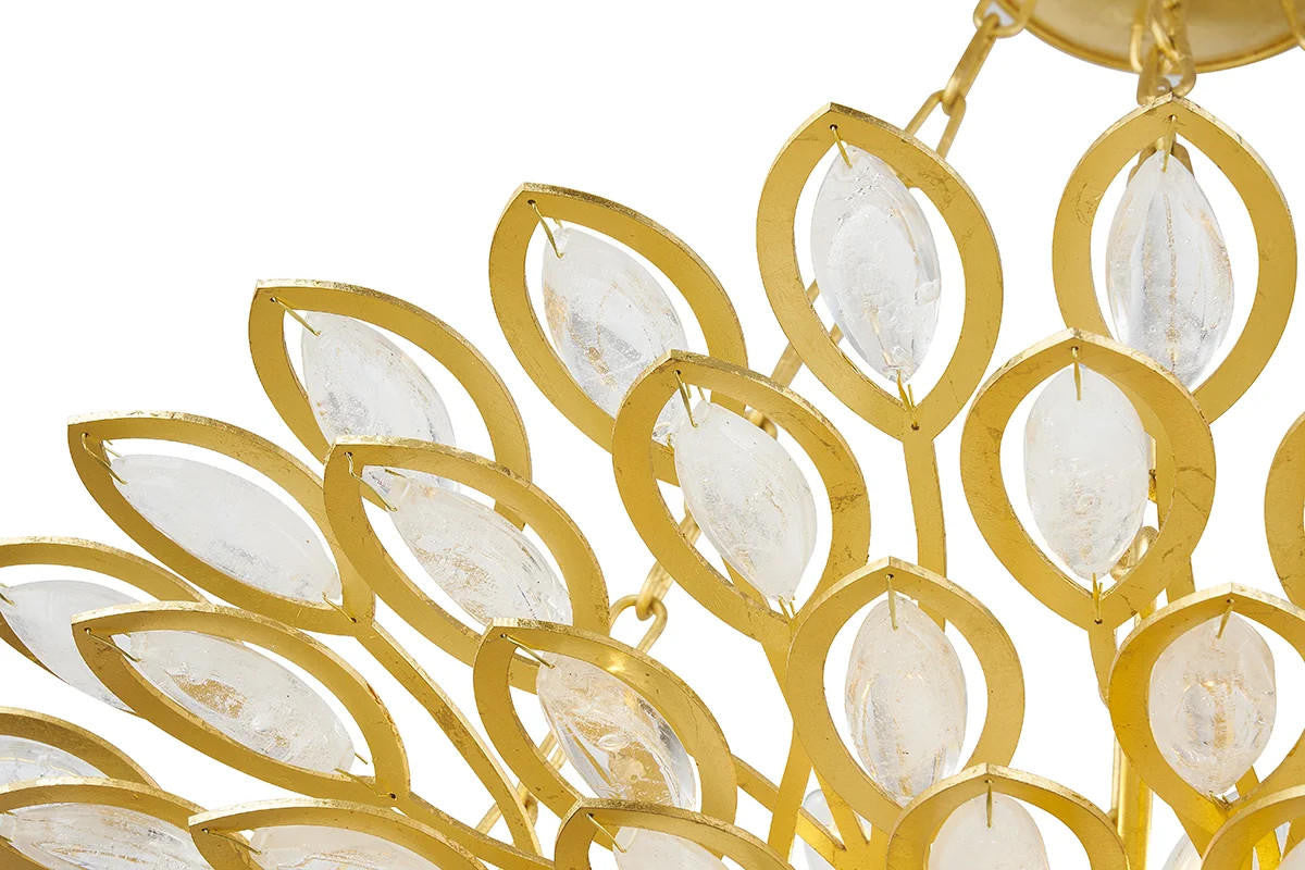 Corbett Vittoria Chandelier, 4-Light, Gold, 24"W (363-24-GL CY9Y)