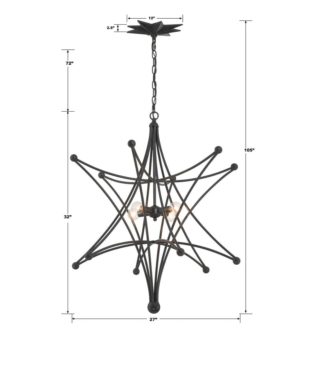 Crystorama Astro Chandelier