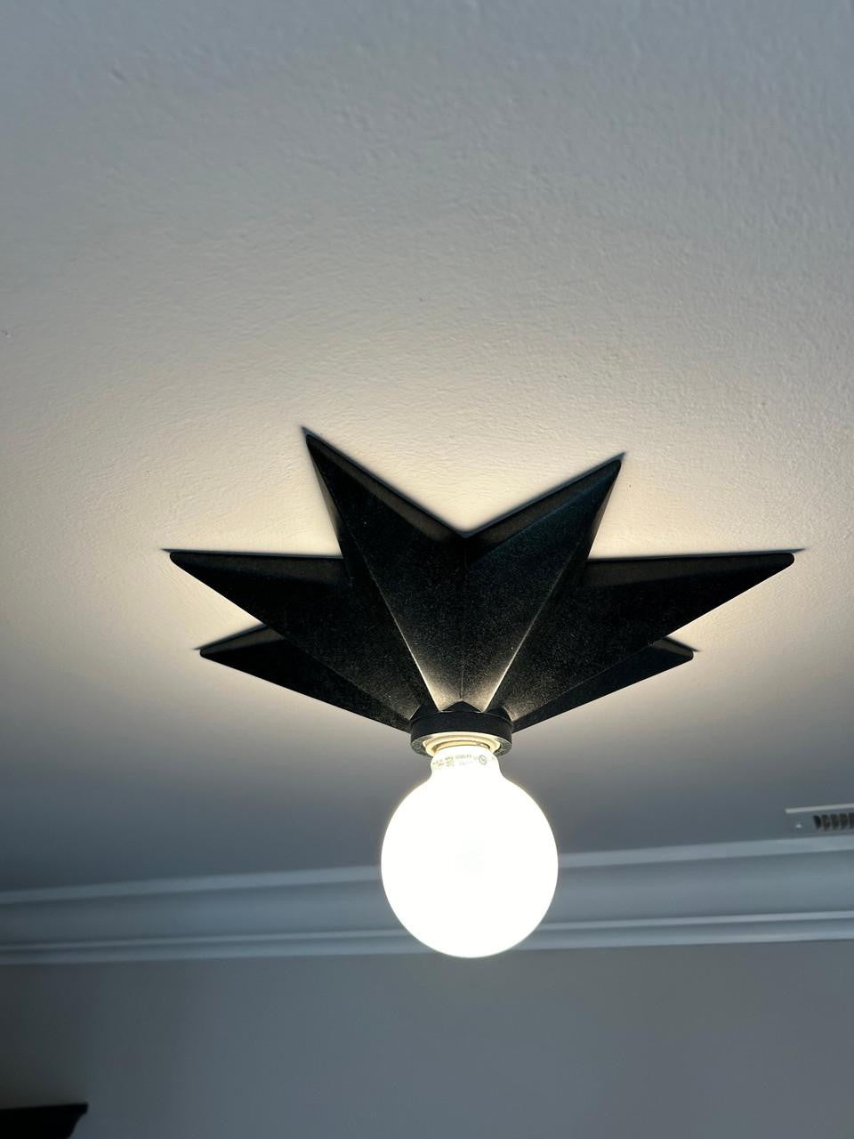 Crystorama Astro Wall Sconce - Black 12"H