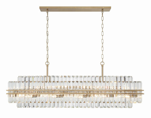 Crystorama Hayes Chandelier Polished Nickel
