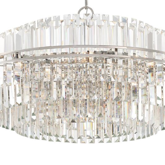 Crystorama Hayes Chandelier Aged Brass