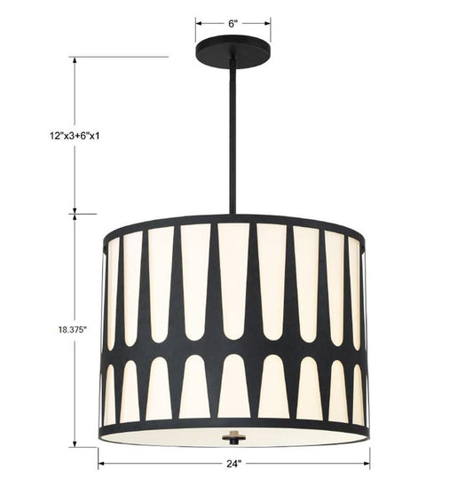 Crystorama Royston Chandelier Antique Gold
