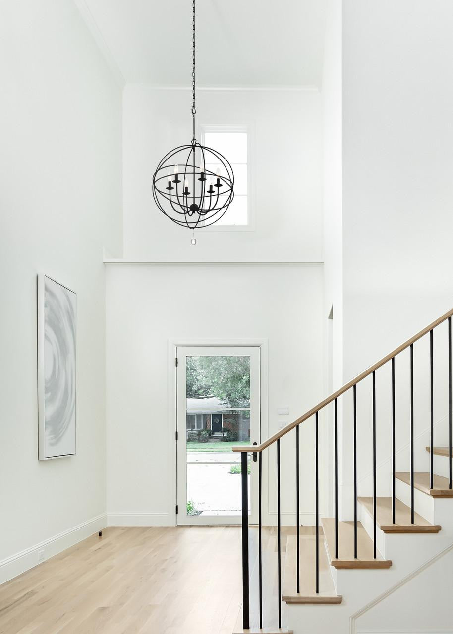 Crystorama Solaris 6 Light Chandelier