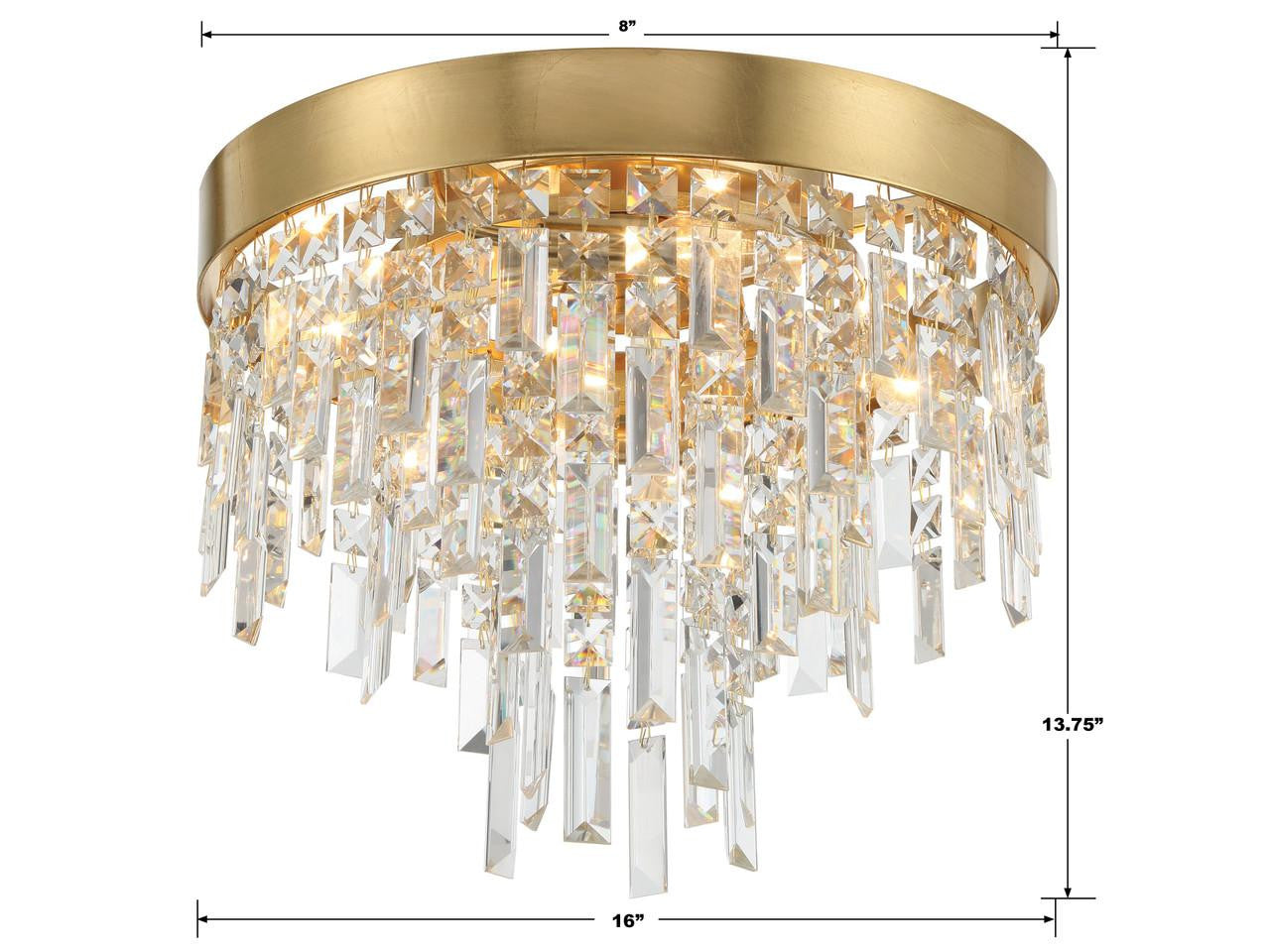 Flush Mounts-Crystorama-WIN-213