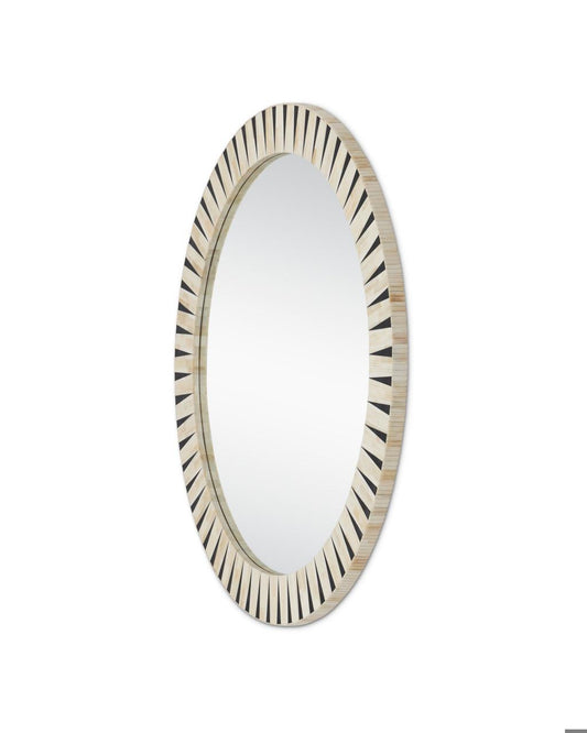 Currey and Company Arvi Round Mirror