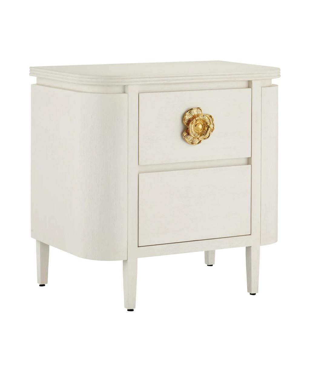 Briallen Nightstand - White