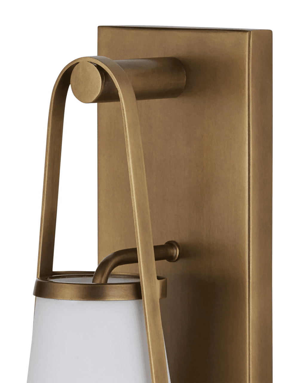 Currey and Company Brompton Brass Bath Wall Sconce
