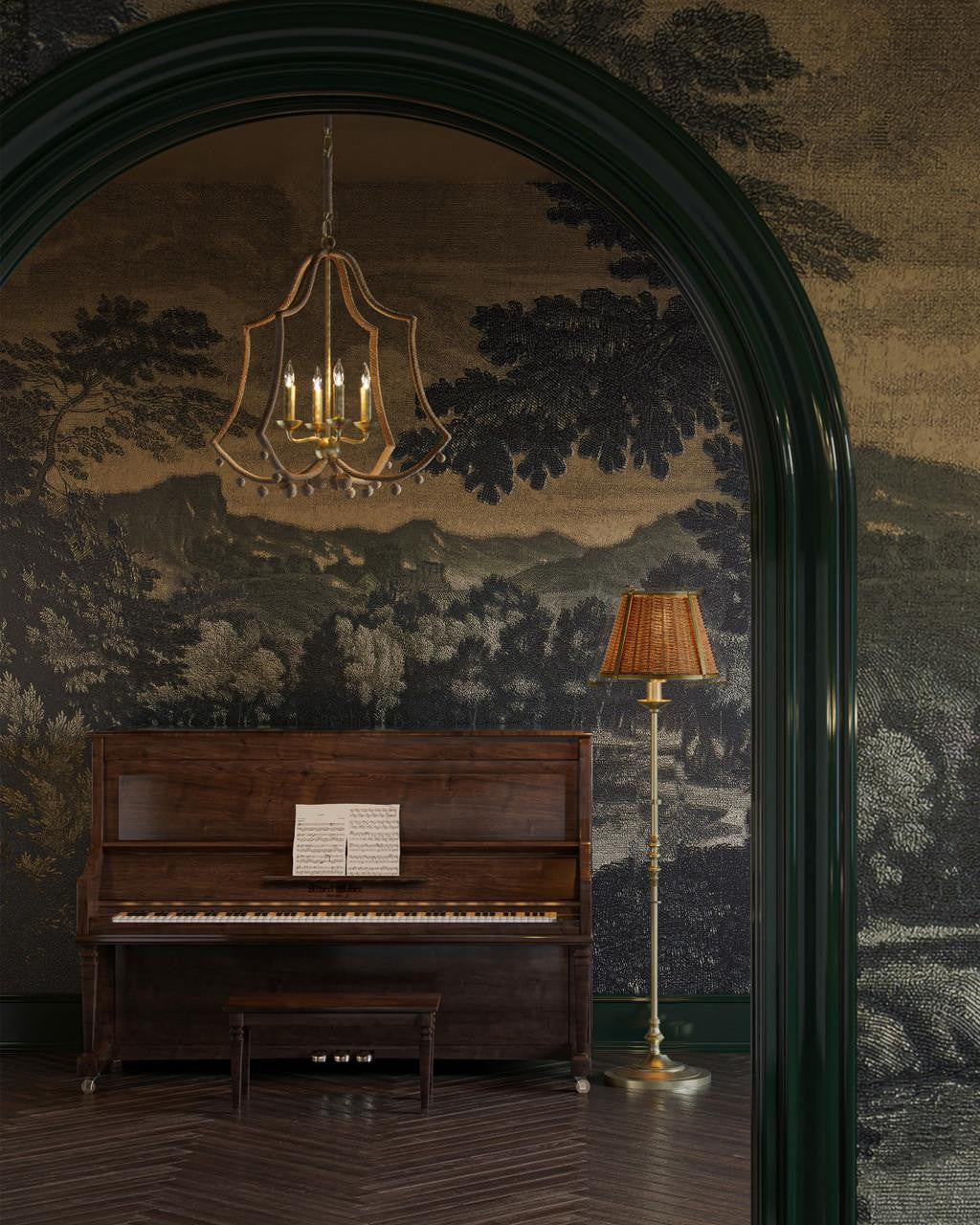 Currey and Company Deauville Floor Lamp