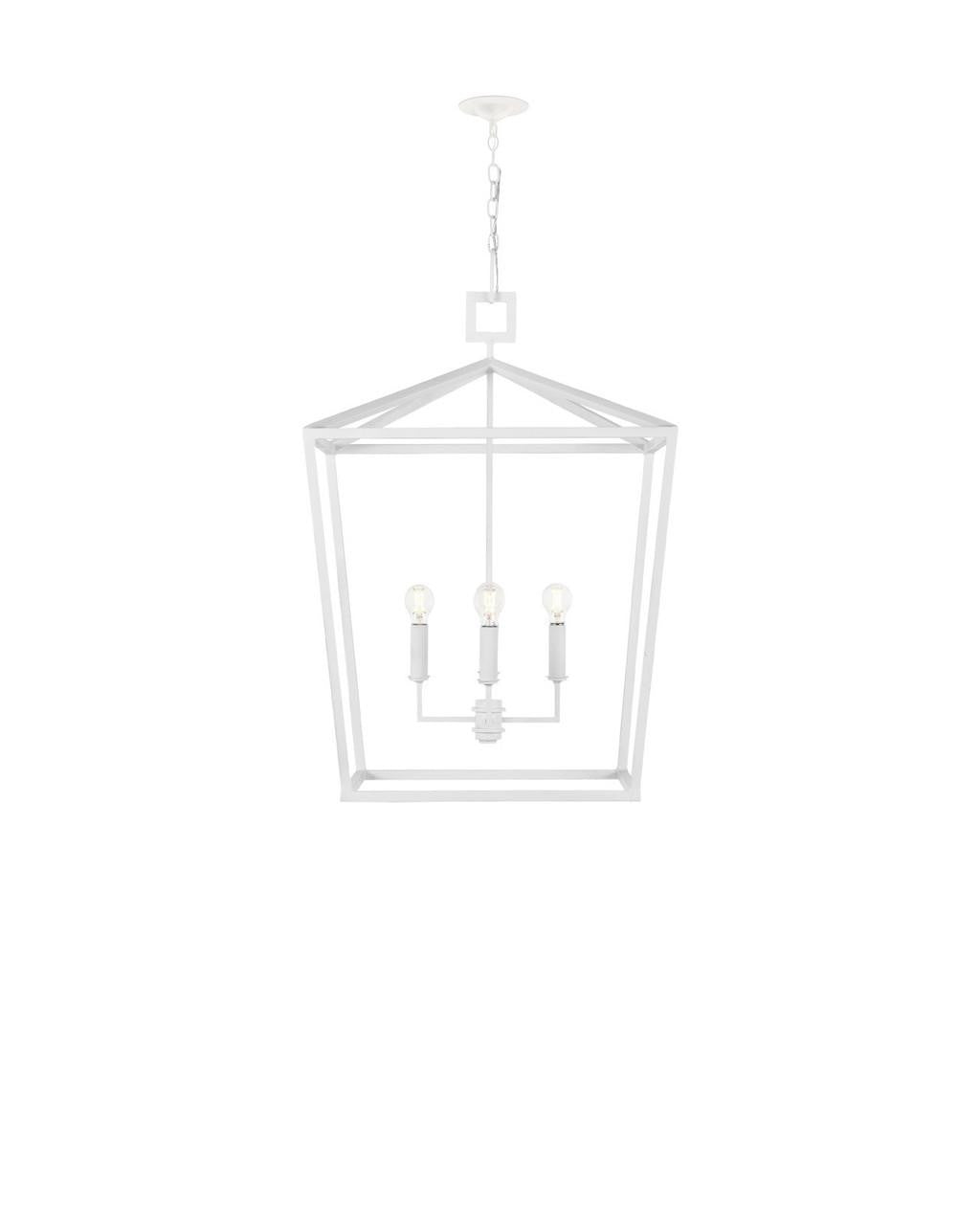Denison Grande Lantern - White
