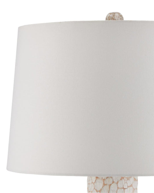 Currey and Company Edwell Whitewash Table Lamp
