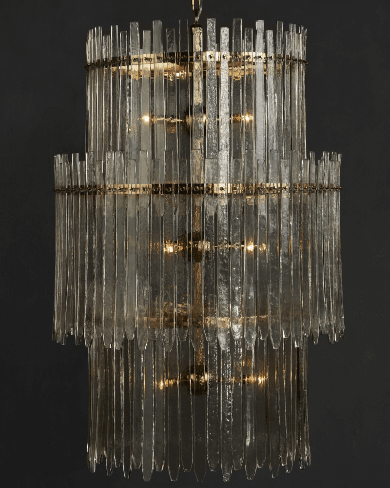 Currey and Company Electra Three-Tier Chandelier