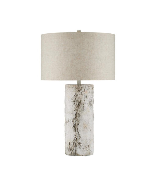 Currey and Company Faux Birch Table Lamp