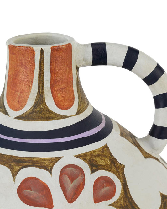 Currey and Company Hamsa Demijohn Vase