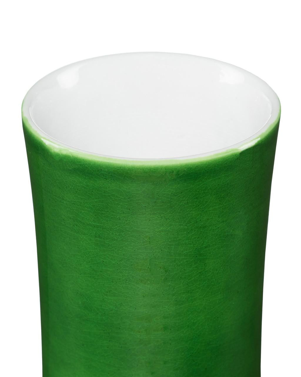 Currey and Company Imperial Green Long Neck Vase