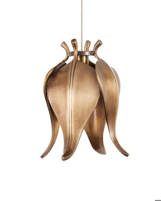 Currey and Company Iota 7-Light Linear Multi-Drop Pendant