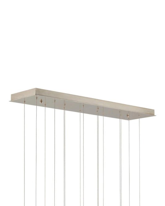 Currey and Company Lazio 15-Light Linear Multi-Drop Pendant