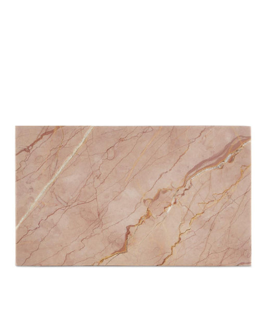 Currey and Company Leslie Rosa Marble Box