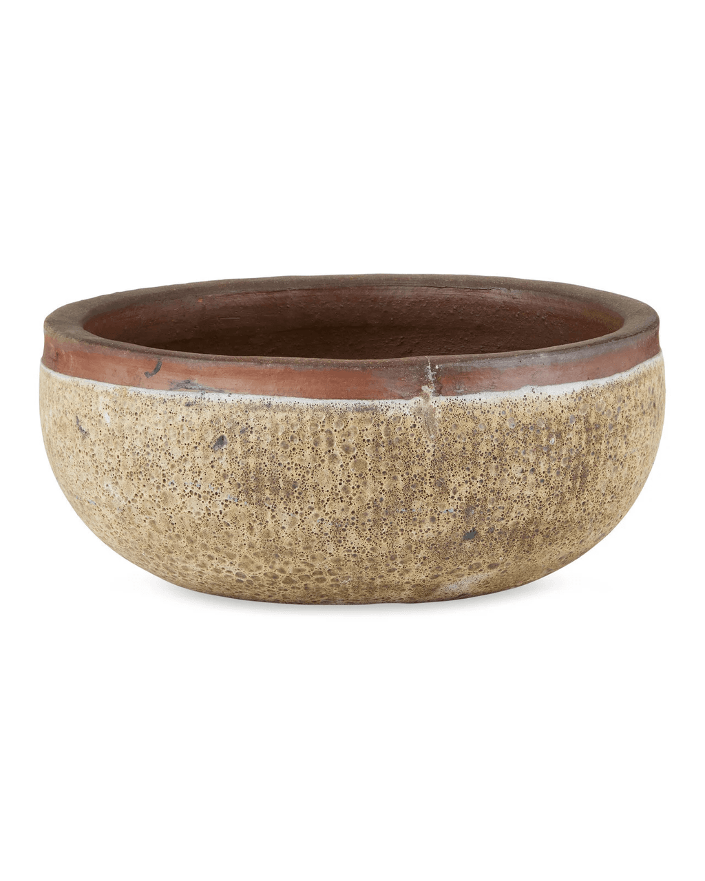 Currey and Company Lyra Beige Medium Planter