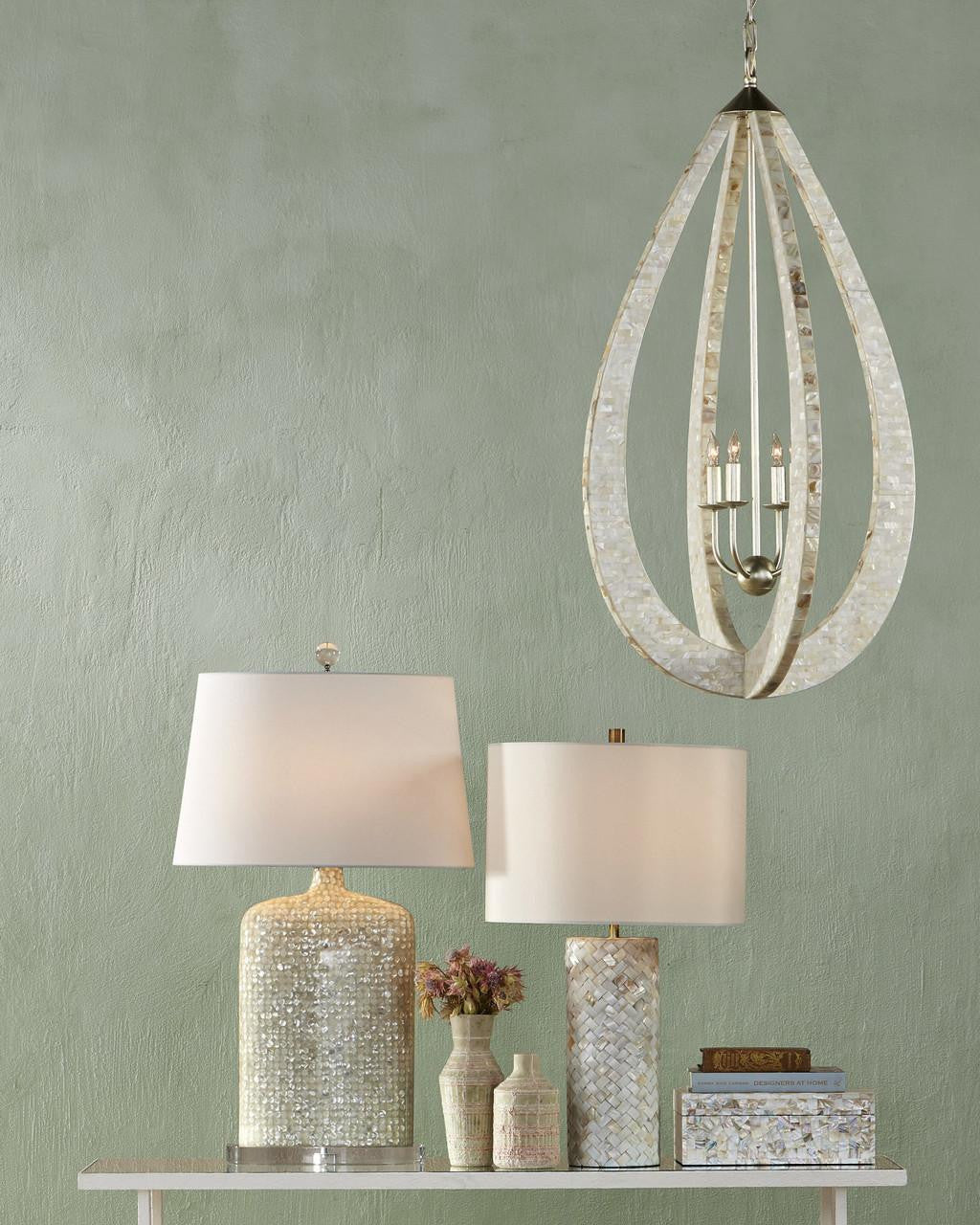 Currey and Company Meraki Mother of Pearl Table Lamp