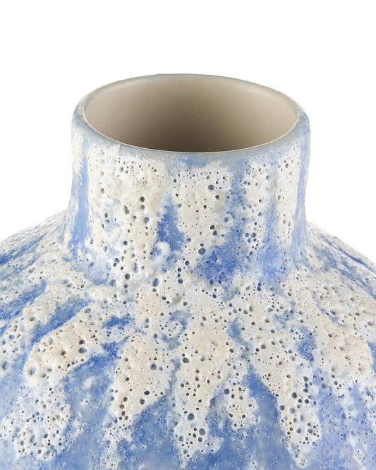 Currey and Company Paros Blue Vase, Set of 4