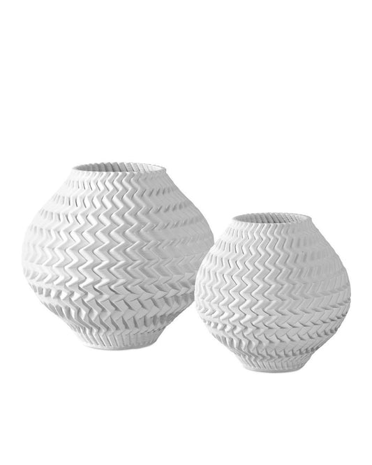 Currey and Company Plisse Medium Vase